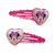 MINNIE MOUSE HEART GEM SNAP CLIPS