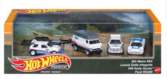 HOT WHEELS PREMIUM - RALLY CARS DIORAMA