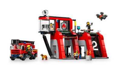 LEGO 60414 CITY - FIRE STATION WITH FIRE TRUCK