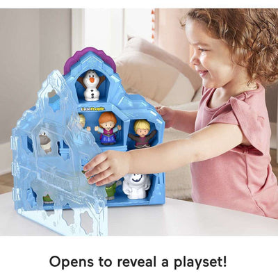 FISHER PRICE LITTLE PEOPLE - DISNEY 100 YEARS - FROZEN CARRY ALONG CASTLE CASE