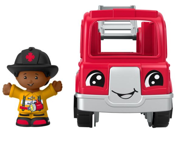 FISHER PRICE - LITTLE PEOPLE SMALL VEHICLE - RED FIRE ENGINE