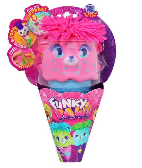 FUNKY PAWS CONE POP TOY ASSORTMENT