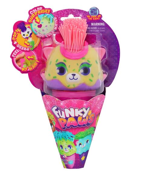 FUNKY PAWS CONE POP TOY ASSORTMENT