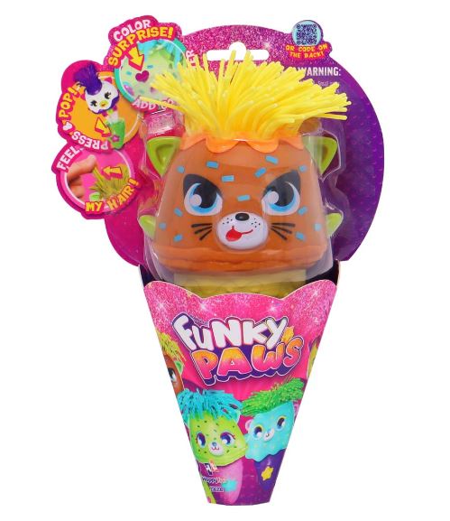 FUNKY PAWS CONE POP TOY ASSORTMENT