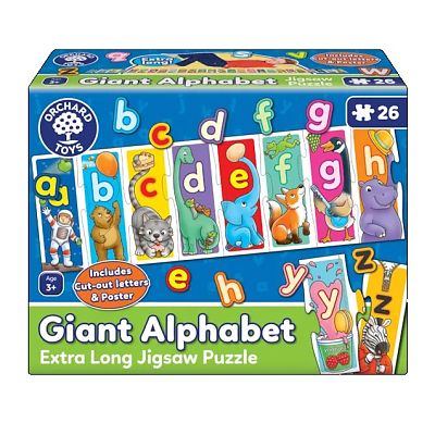 ORCHARD TOYS - GIANT ALPHABET EXTRA LONG JIGSAW PUZZLE