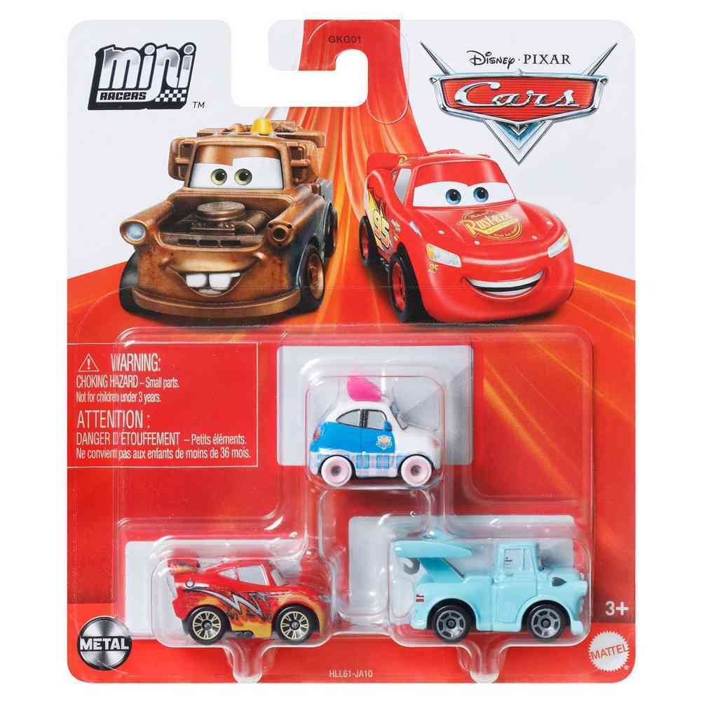Disney / Pixar Cars On The Road Die Cast Metal Mini  3-Pack