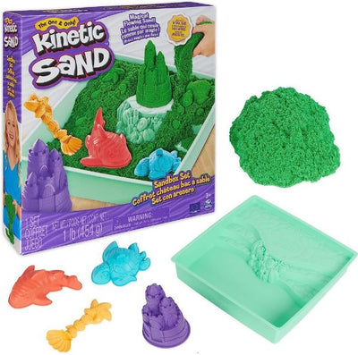 KINETIC SAND SANDBOX SET - GREEN