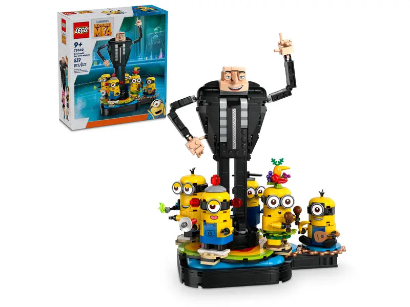 LEGO 75582 DESPICABLE ME4 - BRICK BUILT GRU AND MINIONS