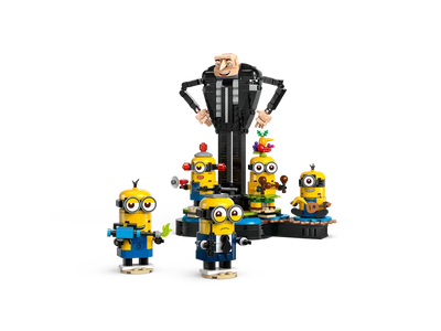 LEGO 75582 DESPICABLE ME4 - BRICK BUILT GRU AND MINIONS