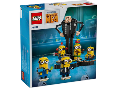 LEGO 75582 DESPICABLE ME4 - BRICK BUILT GRU AND MINIONS