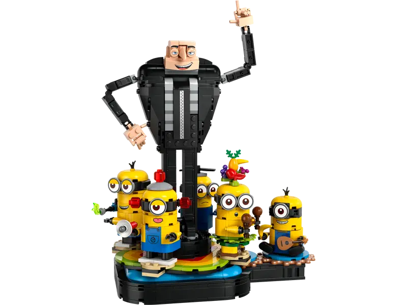 LEGO 75582 DESPICABLE ME4 - BRICK BUILT GRU AND MINIONS