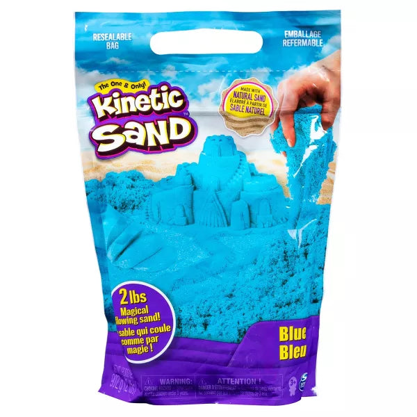 KINETIC SAND 2LB COLOUR BAG BLUE