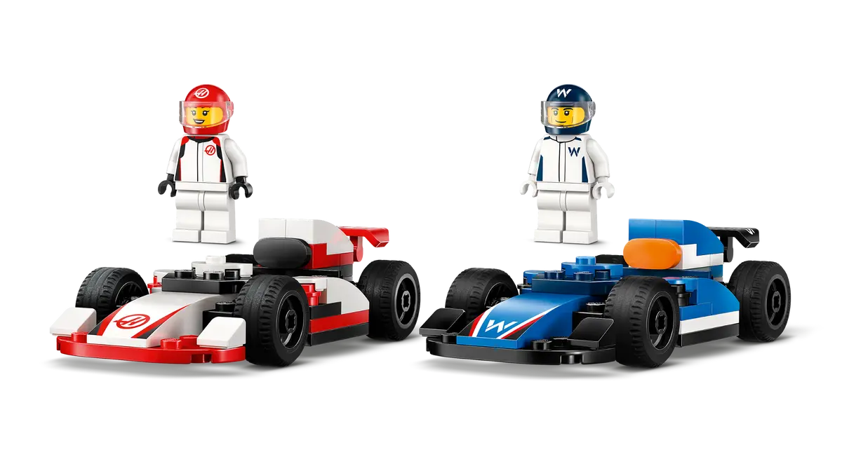 LEGO CITY 60464 F1 WILLIAMS RACING AND HAASF1 RACE CAR