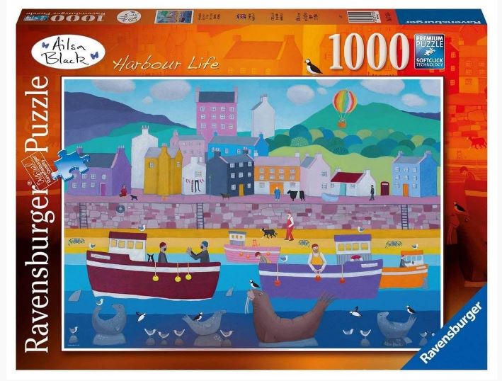 RAVENSBURGER 175550 ALISA BLACK HARBOUR LIFE 1000 PIECE PUZZLE