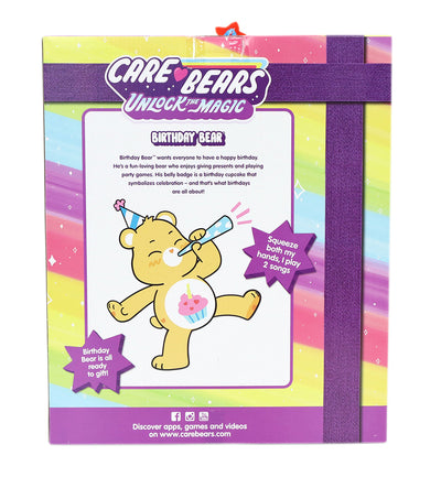 CARE BEARS  UNLOCK THE MAGIC - BIRTHDAY BEAR PLUSH