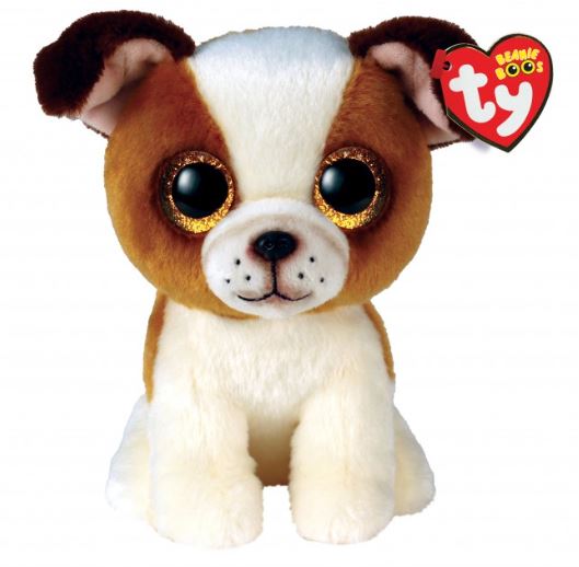 TY BEANIE BOOS - HUGO DOG