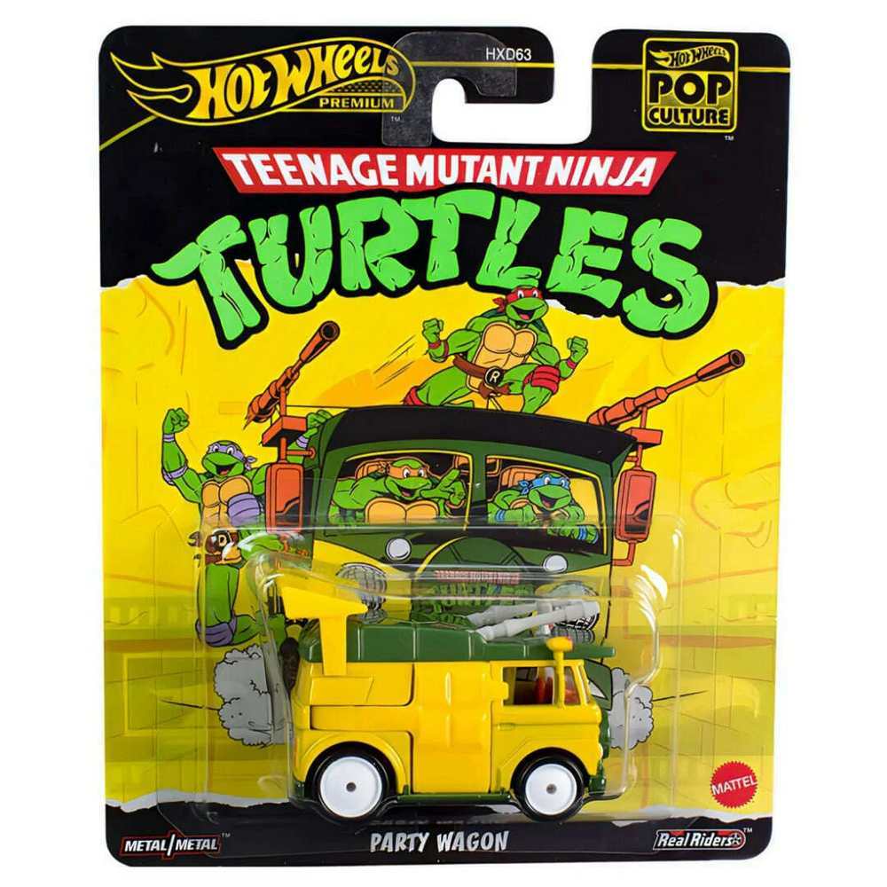 HOT WHEEL POP CULTURE - TMNT PARTY WAGON