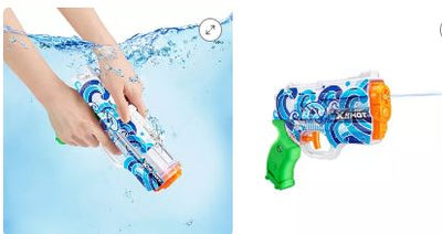 ZURU X SHOT-FAST FILL WATER GUN-NANO-BLUE SWIRL