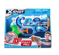 ZURU X SHOT-FAST FILL WATER GUN-NANO-BLUE SWIRL