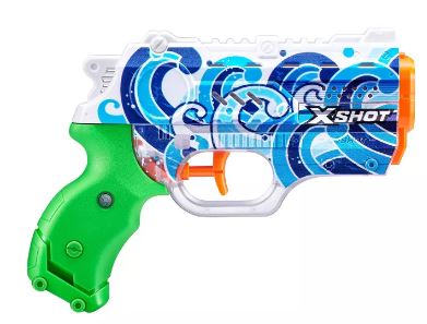 ZURU X SHOT-FAST FILL WATER GUN-NANO-BLUE SWIRL