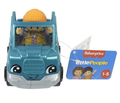 FISHER PRICE - LITTLE PEOPLE SMALL VEHICLE - AQUA JEEP