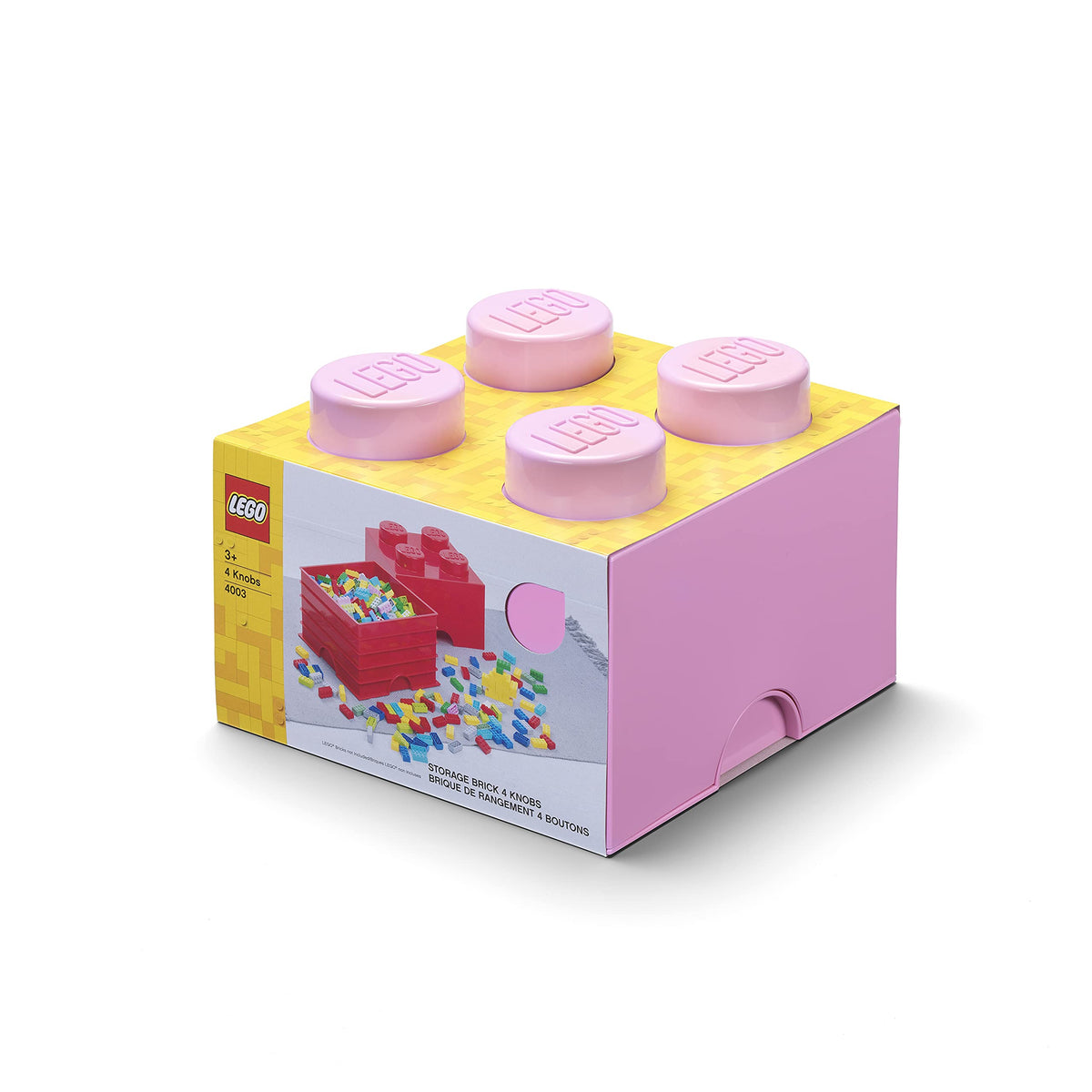 LEGO STORAGE BRICK 4 LIGHT PURPLE