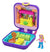 POLLY POCKET - TINY WORLD BIG SURPRISES COMPACT - PURPLE PINK HANDLE