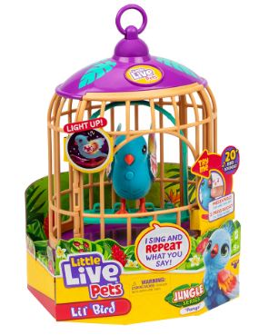 LITTLE LIVE PETS - LIL BIRD BIRDCAGE - JUNGLE SERIES PANGO