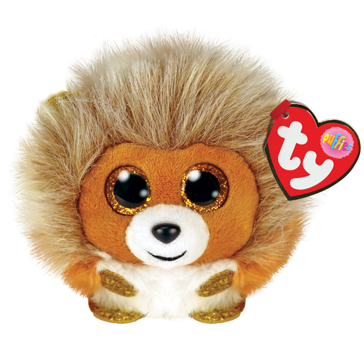 TY BEANIE BALLS - CAESAR - BROWN LION