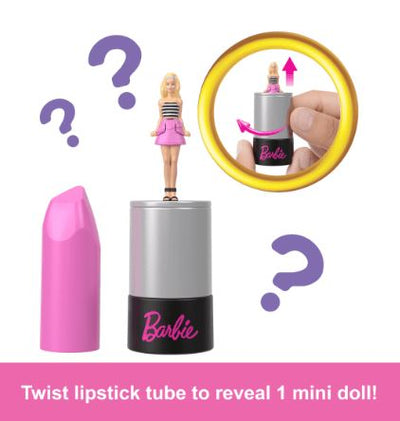 MINI BARBIE LAND - BARBIE LIPSTICK REVEAL ASSORTED COLOURS