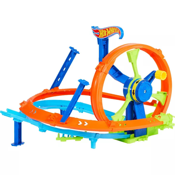 HOT WHEELS STUNT TRACKS RAPID LAUNCH AND LOOP PLAYSET