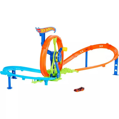 HOT WHEELS STUNT TRACKS RAPID LAUNCH AND LOOP PLAYSET