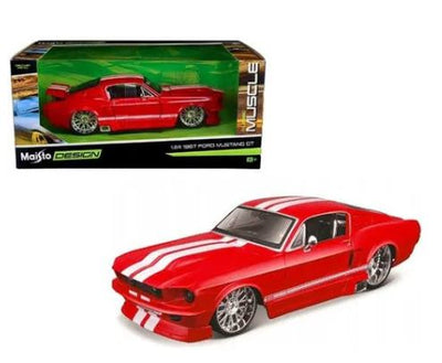 MAISTO CLASSIC MUSCLE 1:24 1967 FORD MUSTANG GT