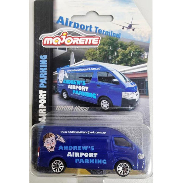 MAJORETTE TOYOTA HIACE ANDREWS SPECIAL AIRPORT PARKING