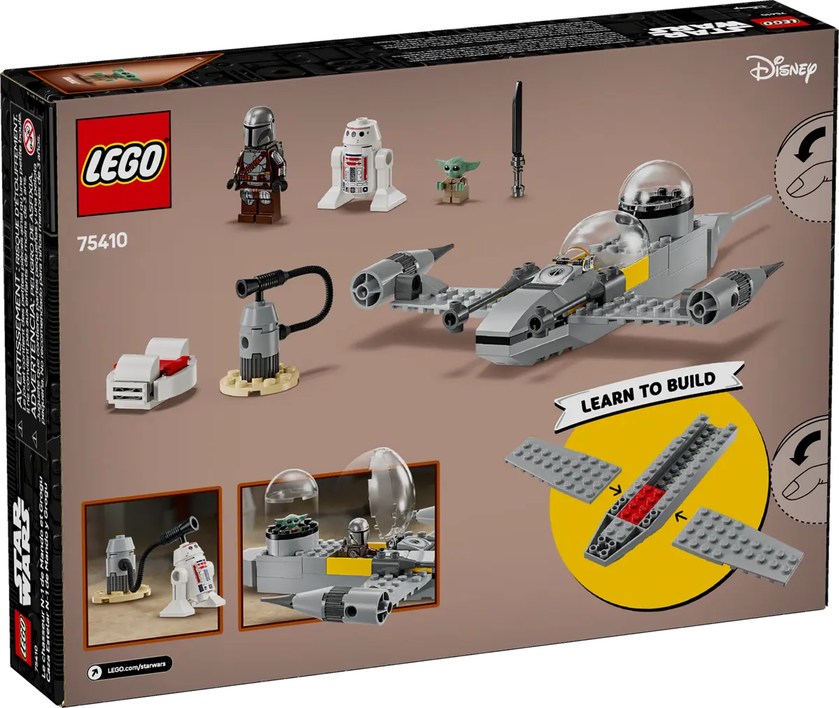 LEGO 75410 STAR WARS MANDO AND GROGUS N-1 STARFIGHTER