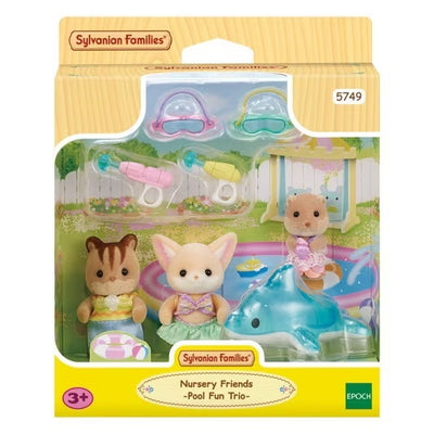 SYLVANIAN FAMILIES NURSERY FRIENDS POOL FUN TRIO