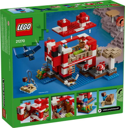 LEGO MINECRAFT 21270 THE MOOSHROOM HOUSE