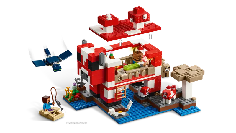 LEGO MINECRAFT 21270 THE MOOSHROOM HOUSE