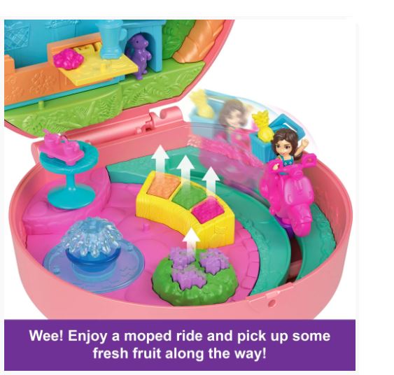 POLLY POCKET - ADVENTURES IN RIO - ADVENTURE MOPED COMPACT