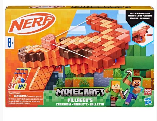 NERF MINECRAFT PILLAGERS DART FIRING CROSSBOW