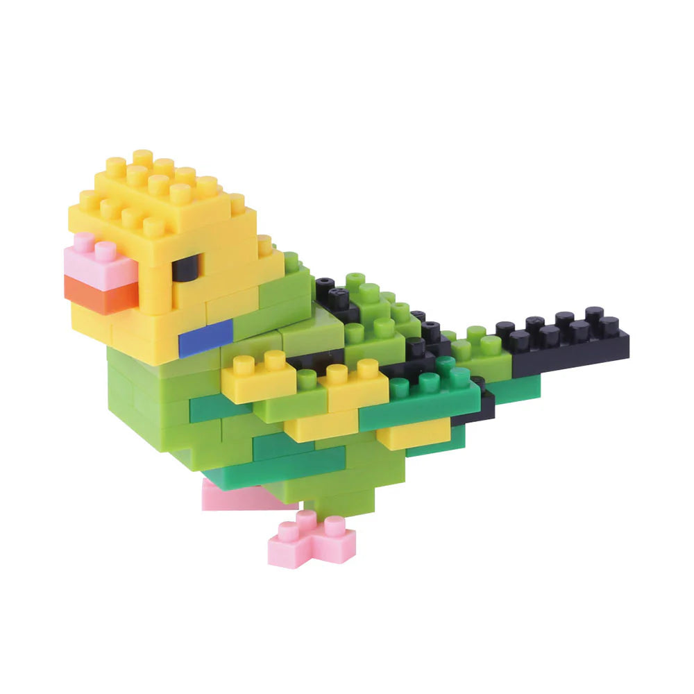 NANOBLOCK BUDGERIGAR GREEN OPALINE 167