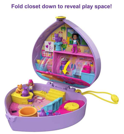 POLLY POCKET - COMPACT PLAYSET STARRING SHARNI -  ART STUDIO