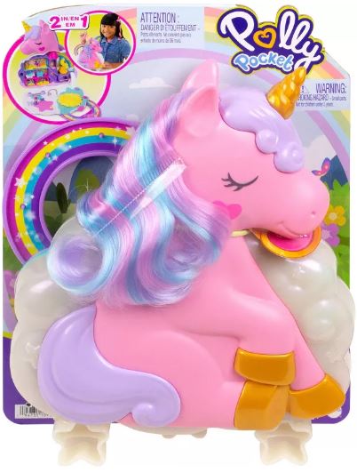 POLLY POCKET - RAINBOW UNICORN SALON