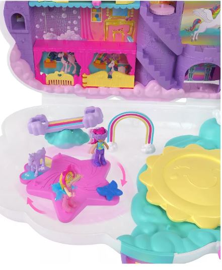 POLLY POCKET - RAINBOW UNICORN SALON