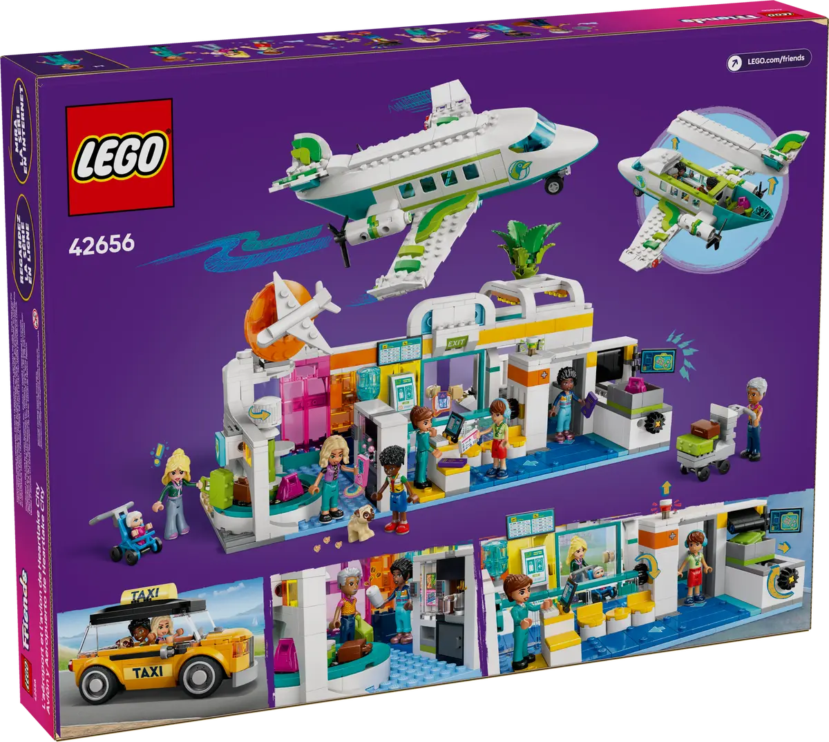 LEGO FRIENDS 42656 HEARTLAKE CITY AIRPORT AND AIRPLANE