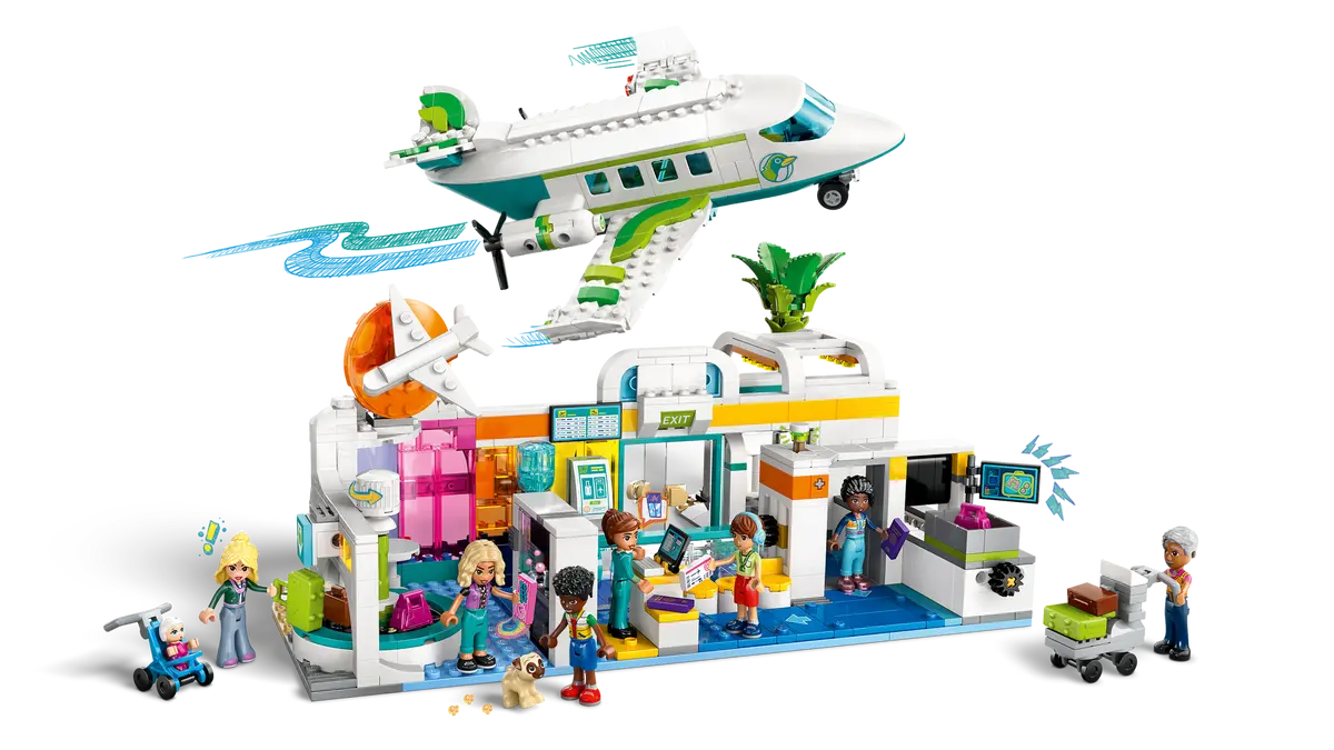 LEGO FRIENDS 42656 HEARTLAKE CITY AIRPORT AND AIRPLANE