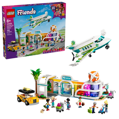 LEGO FRIENDS 42656 HEARTLAKE CITY AIRPORT AND AIRPLANE