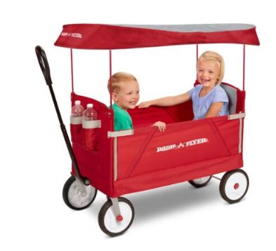 RADIO FLYER EZ FOLD WAGON WITH CANOPY