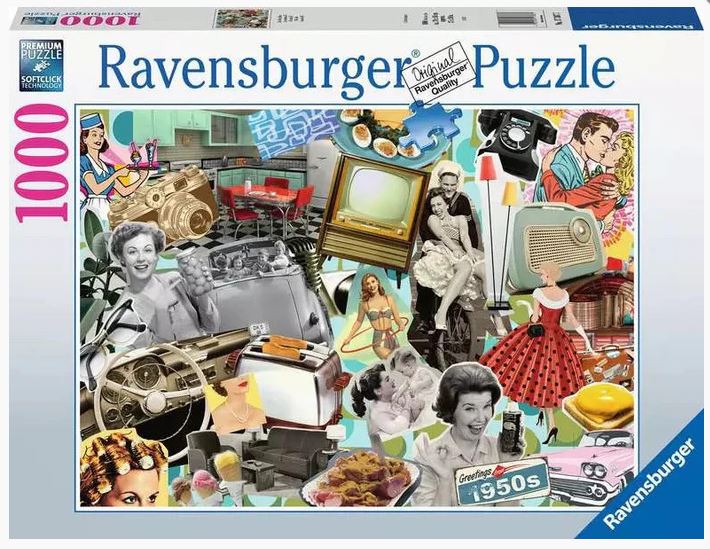 RAVENSBURGER 173877 THE 50'S 1000 PIECE PUZZLE