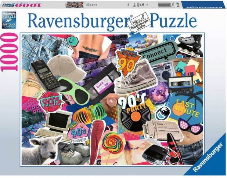 RAVENSBURGER 173884 THE 90'S 1000 PIECE PUZZLE